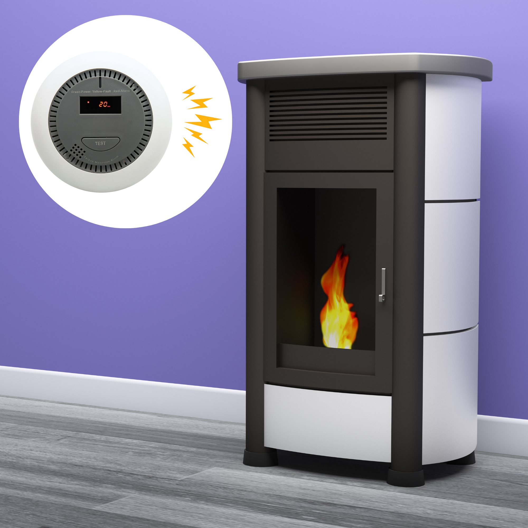 Rilevatore Wi-Fi Di Gas E Monossido Di Carbonio, Allarme Sonoro, Monitoraggio App Smart Life, Certificato EN50291 E EN50194 (Rilevatore Valvola Di Arresto - Foto 4