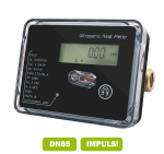 Heat/Cool meter a ultrasuoni DN65 portata media 30.0 m3/h con interfaccia impulsi