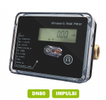 Heat/Cool meter a ultrasuoni DN80 portata media 45.0 m3/h con interfaccia impulsi
