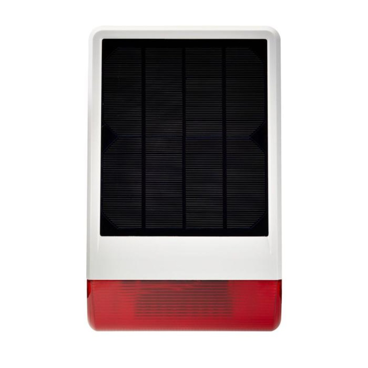 Sirena da esterno con pannello fotovoltaico